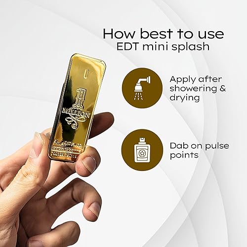 Miniatura 4 de Perfume Eau de Toilette Paco Rabanne One Million, Splash de 0.17 onzas líquidas