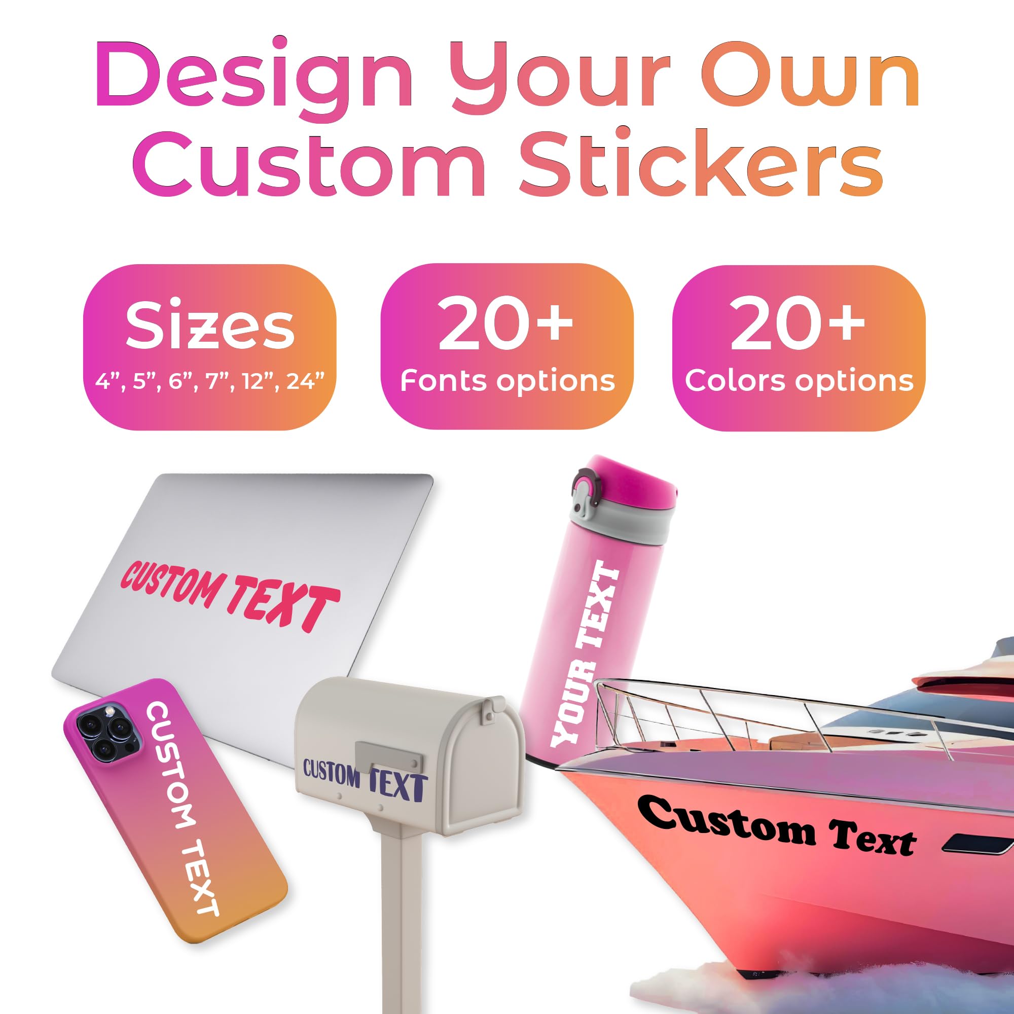 Autocollant En Vinyle Personnalisé Avec Phrase Initiale Ou Citation - Lettrage En Vinyle Pour Voiture, Mur, Fenêtre, Pare-brise, Ordinateurs, Texte Texte Texte Lettres Graphiques