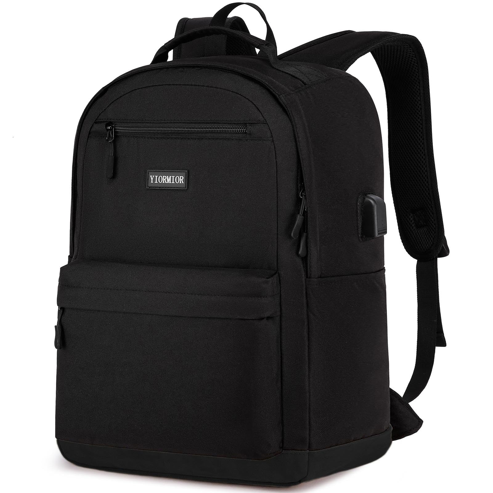 Zaino Uomo Donna, Zaino Scuola Superiore Media Università Zaino Porta Pc Uomo da 17.3 Pollici Con Porta Usb Impermeabile