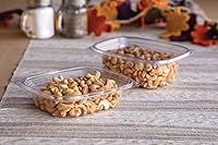 Vista 9 de ECO PRODUCTS Recipientes rectangulares transparentes compostables de 8 onzas con tapas, paquete de 100, preparación de comidas, hechos de plástico