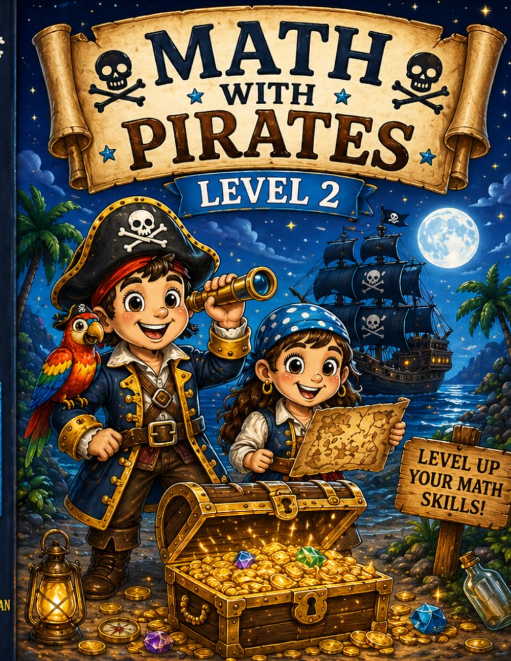 Math with pirates level 2 (Pirates math adventures)