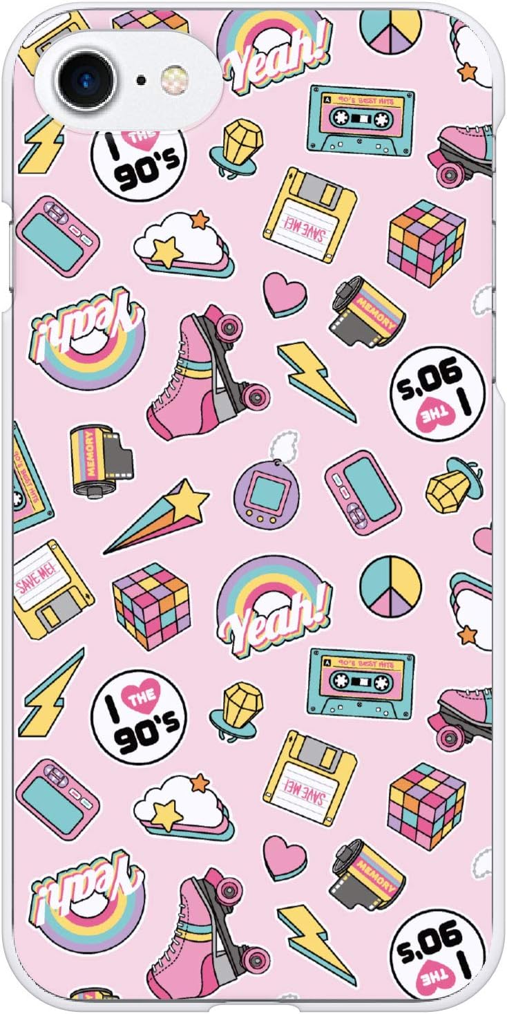 Ruuu Xperia Xzs ハード スマートフォン スマホ ケース カバー ポップ イラスト パターン ピンク おもしろ かわいい 面白い おもしろい 可愛い 柄 レトロ カセットテープ ローラースケート 子供 キッズ ガールズ 人気 携帯カバー カラフル 小学生 女の子 子供向け