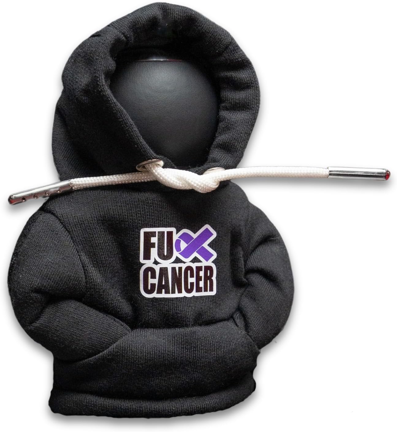 Billetworkz Shift Knob Cover, Mini Gear Shift Hoodie, FXCK Cancer, Blue