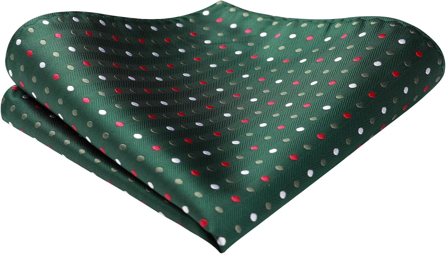 HISDERN Bow Ties for Men Polka Dot Selftie Bowtie and Pocket Square Classic Business Tuxedo Wedding Bowties Handkerchief - Image 4