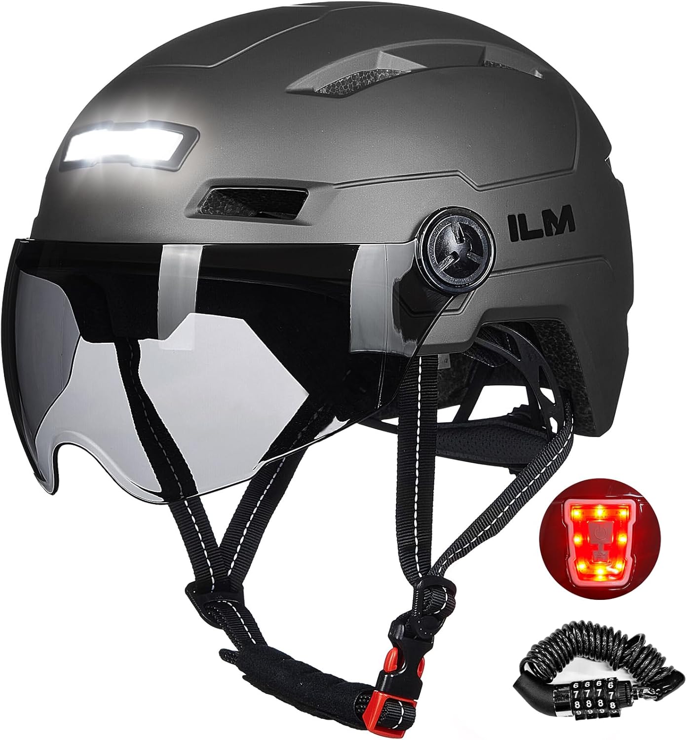 ILM E3-10L kerékpáros sisak teljes nézet