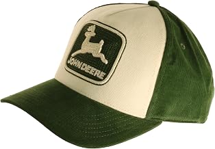 John Deere Mens Olive Vintage Raised TM Emblem Cap - LP86101