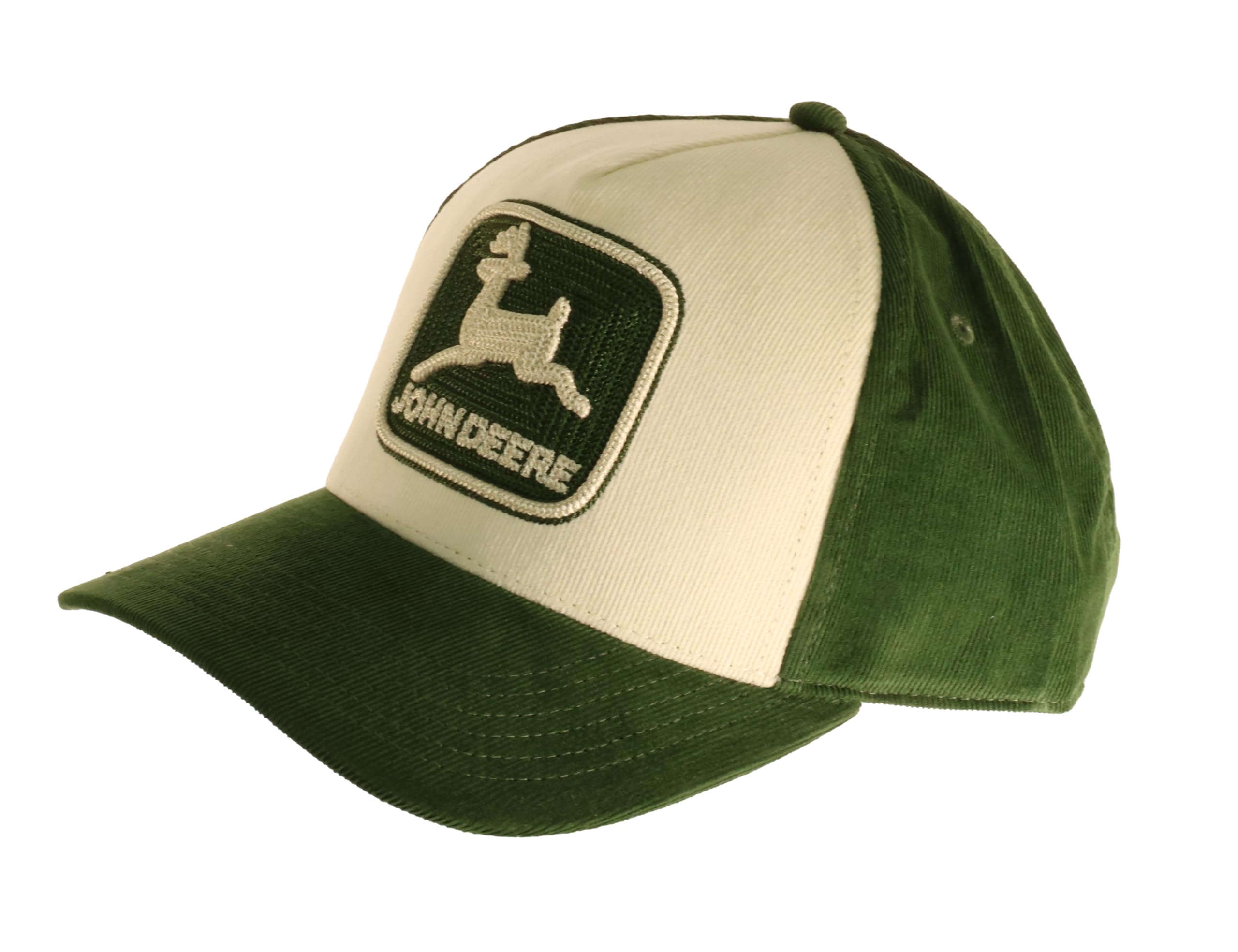 John Deere Mens Olive Vintage Raised TM Emblem Cap - LP86101