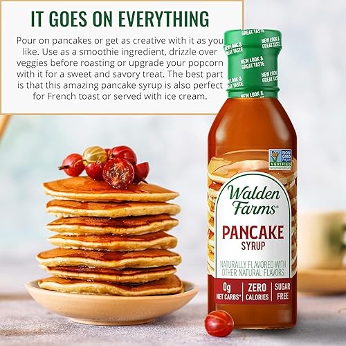 Miniatura 12 de Jarabe para pancakes – 12 oz, (Walden's Farm)