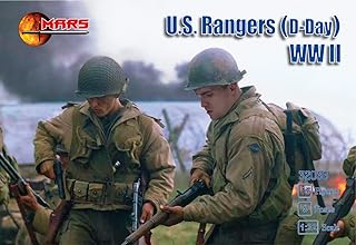 Mars Figures 32036 - 1/32 - US Rangers D-Day WWII Scale Plastic Model kit
