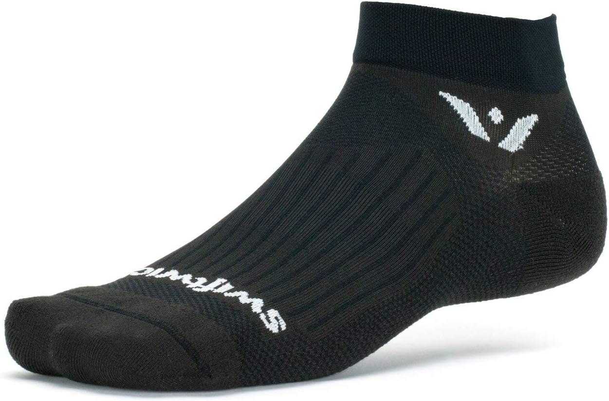 Swiftwick ASPIRE ONE Running & Cycling Socks, Breathable, Compression Fit
