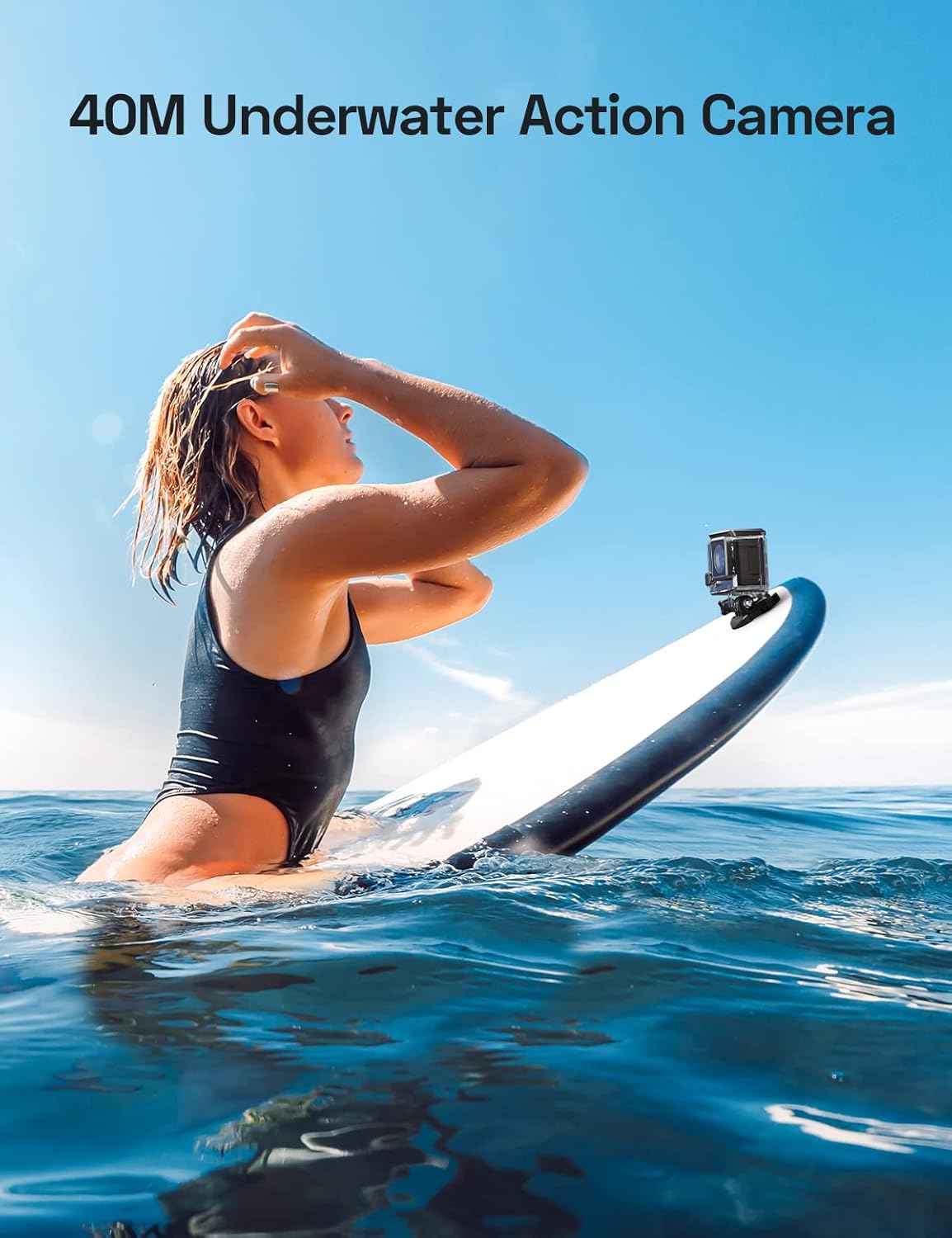 Action Camera 4K/30FPS 20MP EIS Anti Shake WiFi PC Camera Underwater