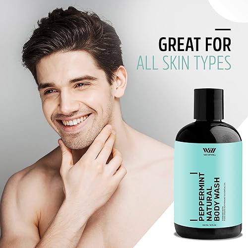 Miniatura 6 de Nuevo lavado corporal de menta energizante e hidratante con aceite esencial de menta lavado corporal para mujeres y hombres libre de parabenos y