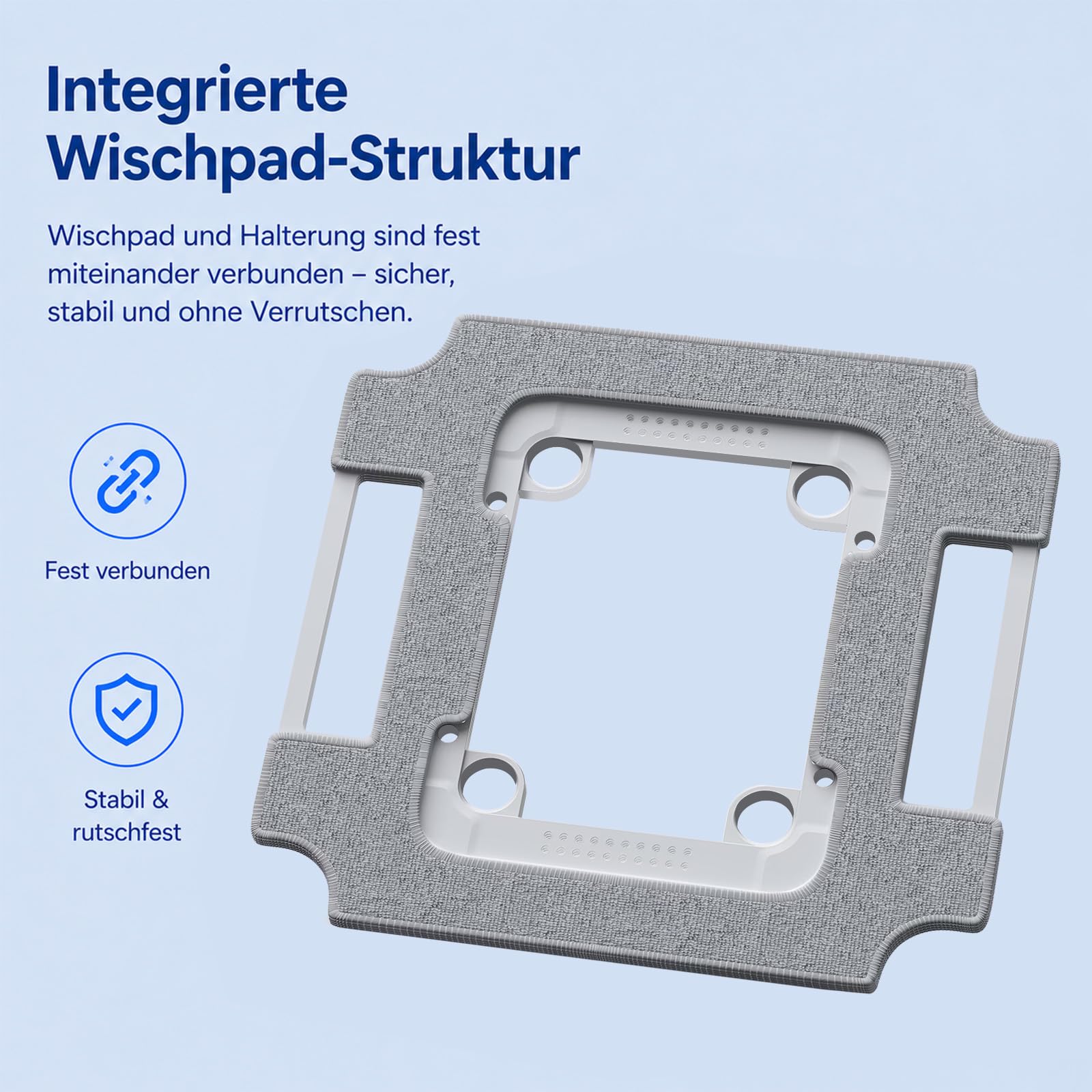 Juego de 4 paños de limpieza para robot Winbot W3 Omni de limpieza de ventanas con soporte, almohadillas de limpieza de microfibra, lavables, montaje sin herramientas, juego de accesorios