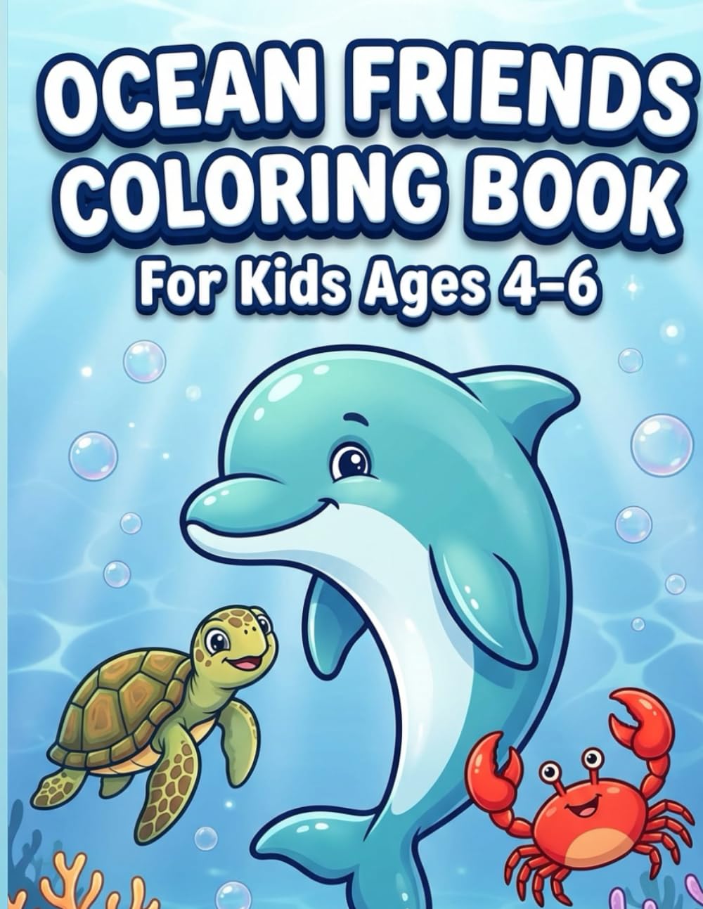 Ocean Friends Coloring Book