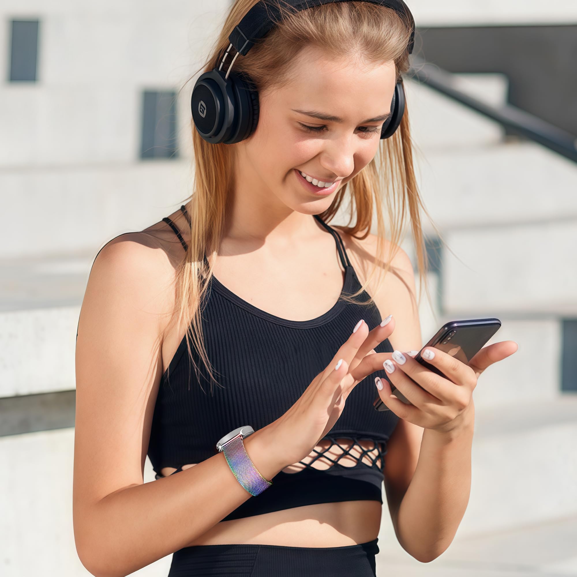 YGTIECS Bracelets milanais doux compatibles avec Samsung Watch 7/6/5/4, 20 mm, respirant et confortable, compatible avec Galaxy Watch 7/Watch 6/Watch 6 Classic/Watch 5/Watch 4