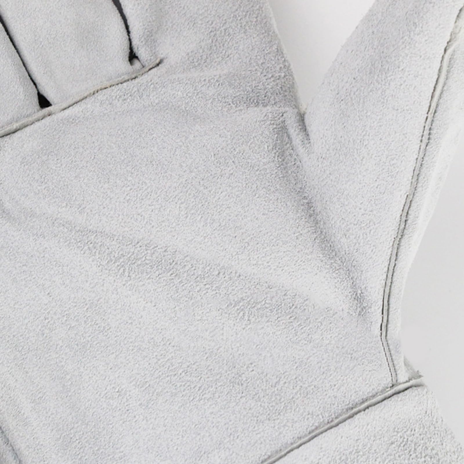 Guanti di sicurezza unisex in pelle resistente al calore con vestibilità super lunga per migliorare la protezione delle braccia in qualsiasi ambiente di lavoro