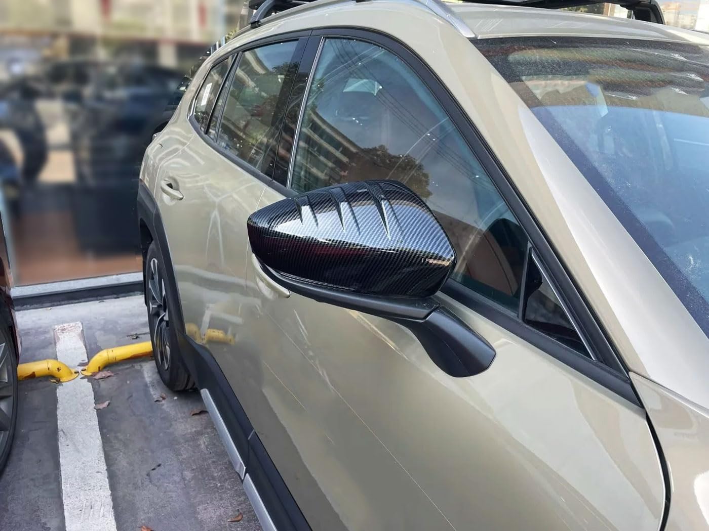 Side View Mirror Cap Cover Compatible With Mazda CX50 CX-50 2023 2024 2025 2026 Rearview Mirrors Trim Exterior Car Accessories ABS 2PCS(Carbon Fiber Style)