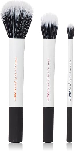 Real Techniques Duo Fibre Collection Limited Edition Set, Multicolor (Pack of 3)