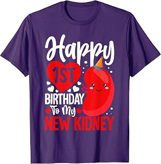 Kidney Transplant Anniversary Organ Donation Funny Kidney T-Shirt
