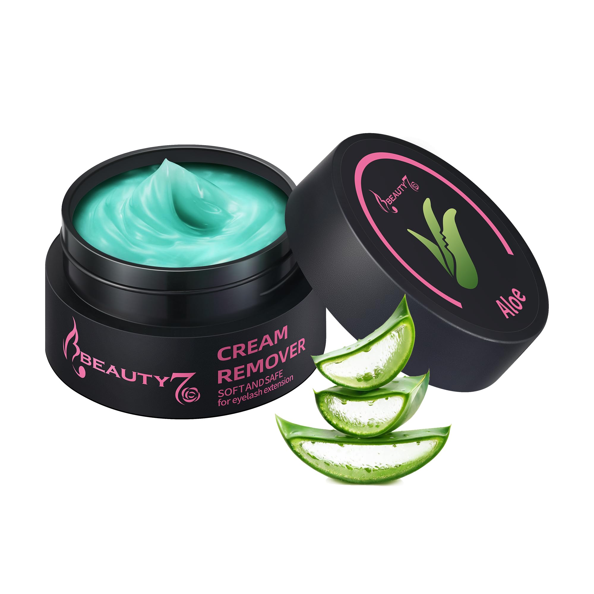 Crème démaquillante 5g Crème Dissolvante Colle Pour Extensions de Cils, Cils Extension Remover Arôme d'aloès