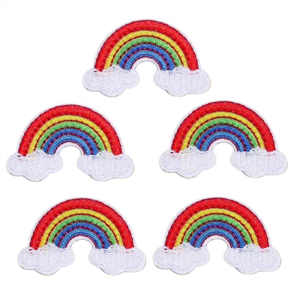 メルカリ便！アイロン 刺繍 ワッペン！セブンアップ　レインボー メルカリ便！アイロン 刺繍 ワッペン！セブンアップ レインボー