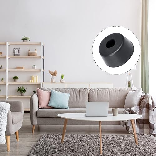 Miniatura 3 de METALLIXITY Patas de goma para parachoques (1.102 x 0.551 in1.1 x 0.55 pulgadas), 4 unidades, almohadillas redondas para patas protectoras de suelo,