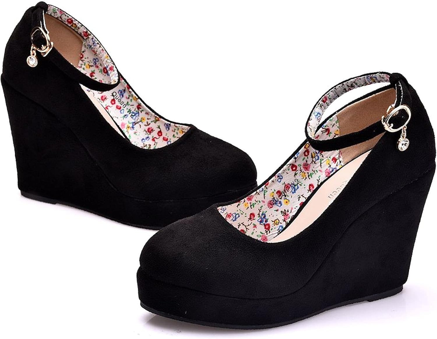 Wedge High Heeled Shoes Women's Platform Wedge Sandals, Open Toe