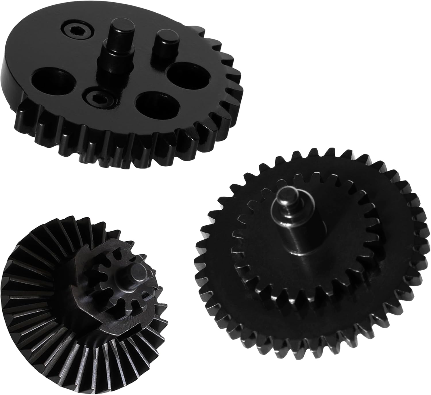 CNC Steel Tactical Gear Sets 12:1/13:1/16:1/18:1 for V2 V3 AEG M4 AK Airsoft Gearbox (GEAR RATIO-13:1)