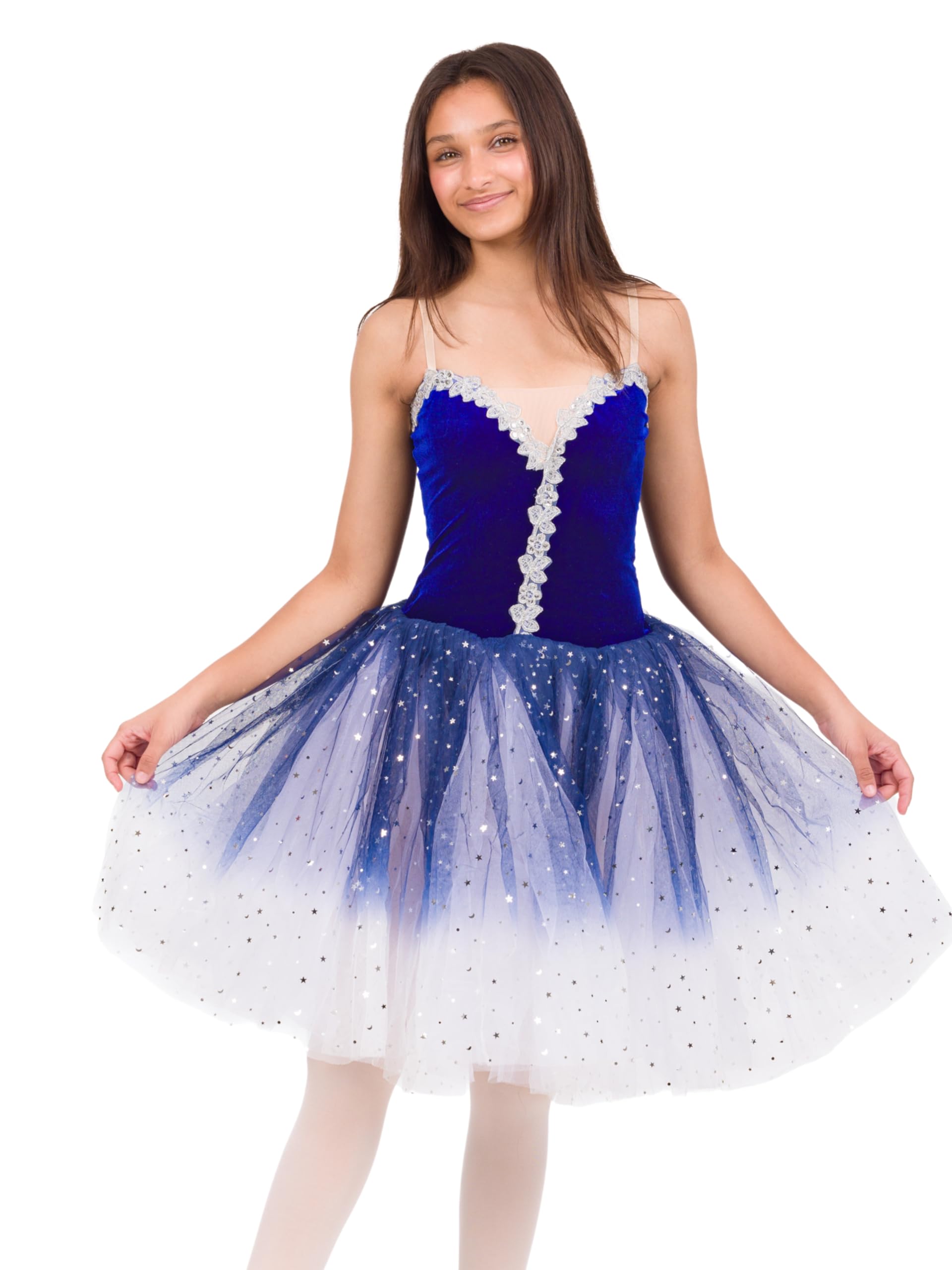 IKAANYA Girls/Women Pancake Tutu Dress with Embellishments for Ballet, Performance-image-15