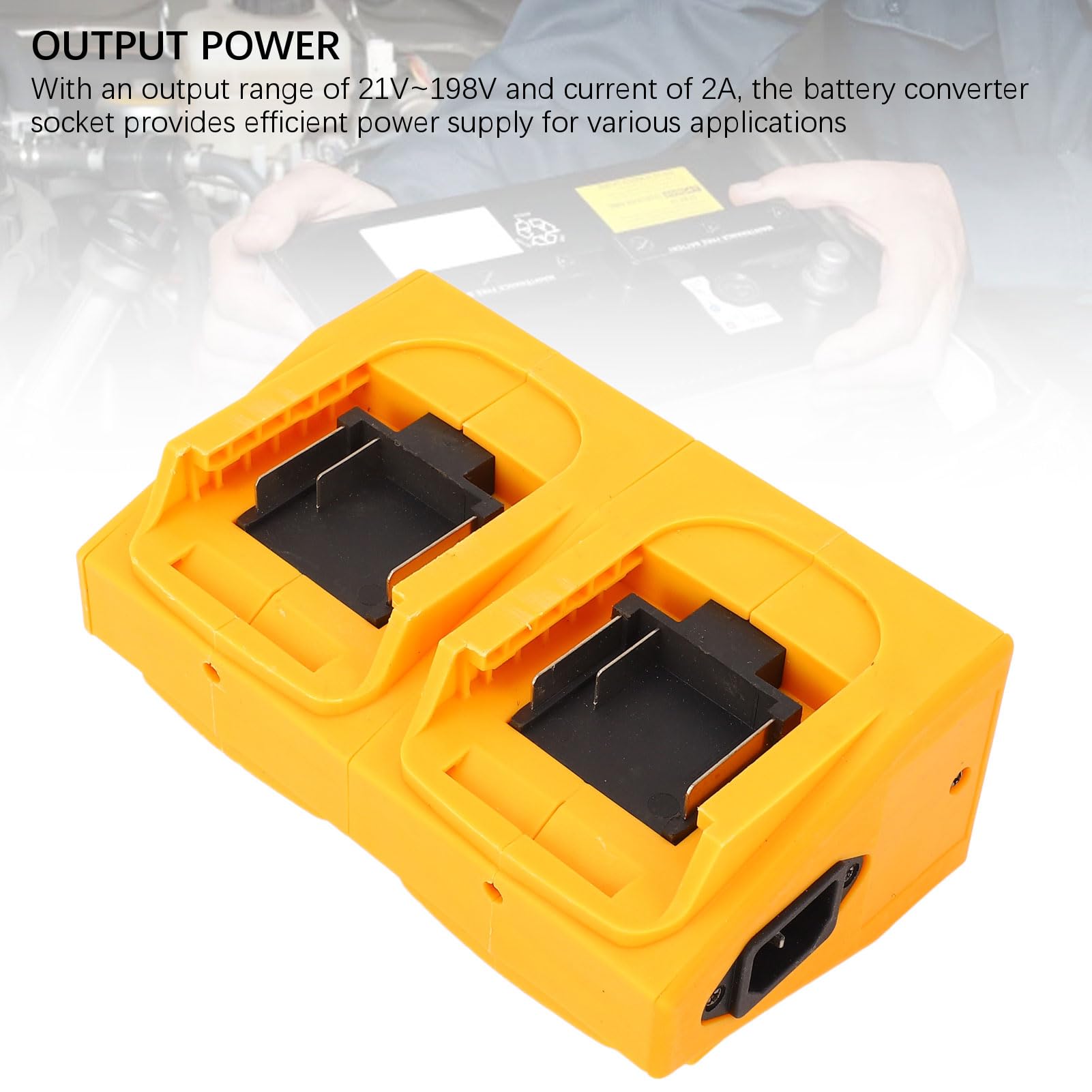 Convertidor de Batería Versátil Conjunto de Enchufe de Herramienta de Alimentación de Material Fuerte Kit de Adaptador de Enchufe para la Lavadora de Automóviles Cortador de Hierba para BL1830
