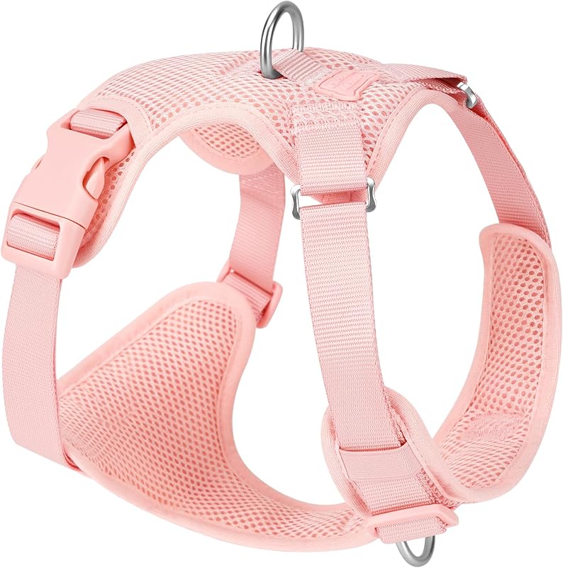 Peitoral Vest para Cães Sunraymascota com Malha Respirável, Ajustável e Dois Pontos de Guia SC10030
