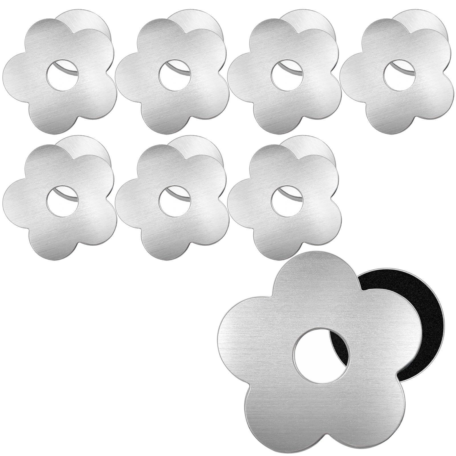 Lot De 4 Poids Magnétiques Pour Nappe D'extérieur - Aimants Puissants, Motif Abeille - Acier Inoxydable 5,3x5,3 Cm - 11