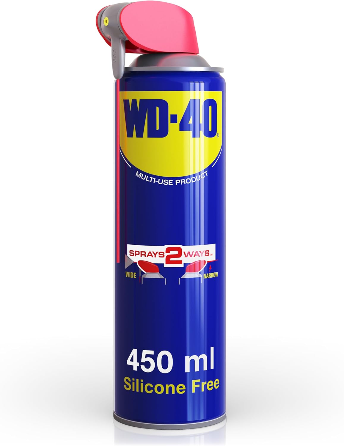 WD-40 Multi-Use Smart Straw 450ml Spray Aerosol Can Clean Rust Lubricant