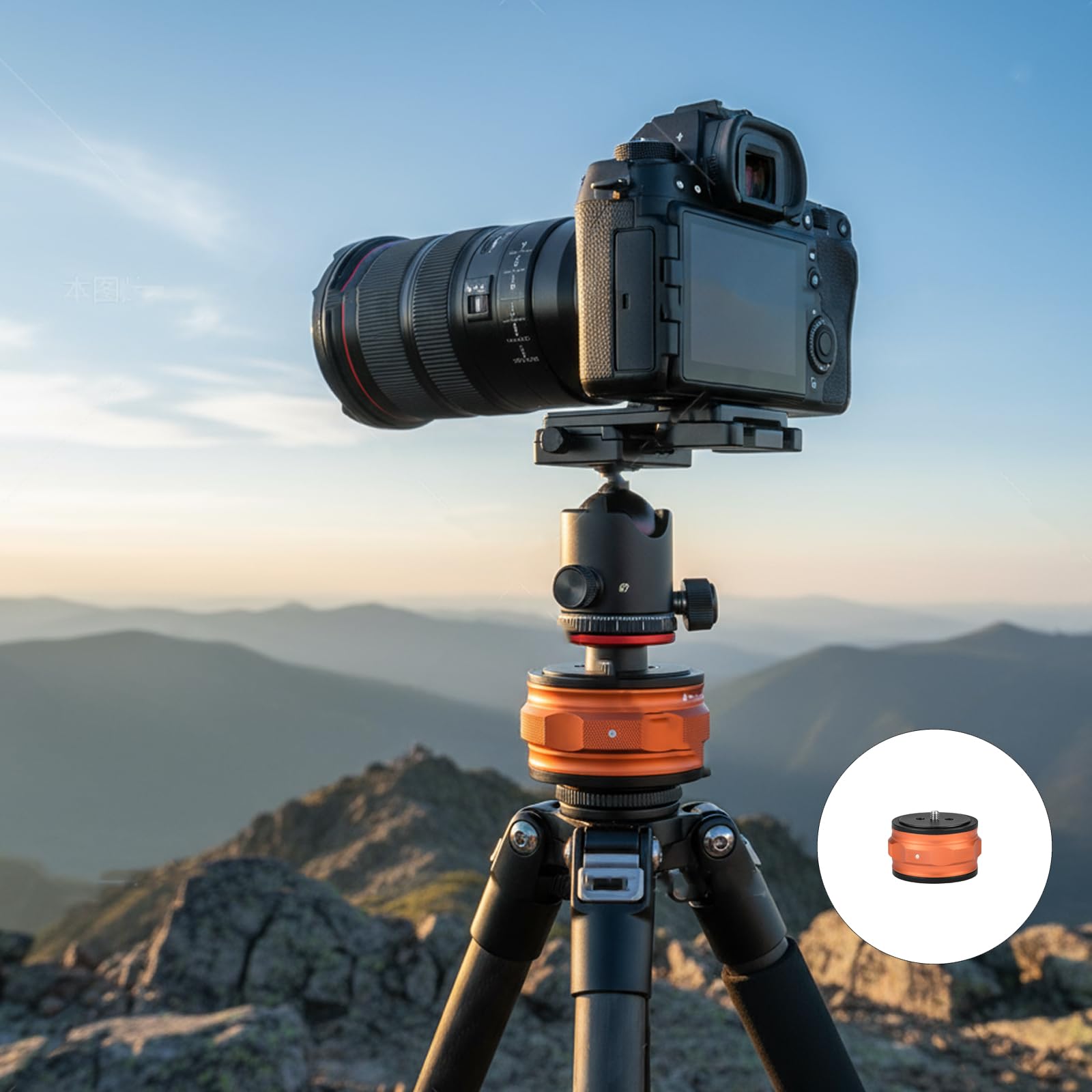 3 morsetti di rilascio a commutazione rapida, piastra di base ad alta resistenza per attrezzatura fotografica, ampia compatibilità e morsetto di rilascio leggero per treppiedi per fotocamera accessori