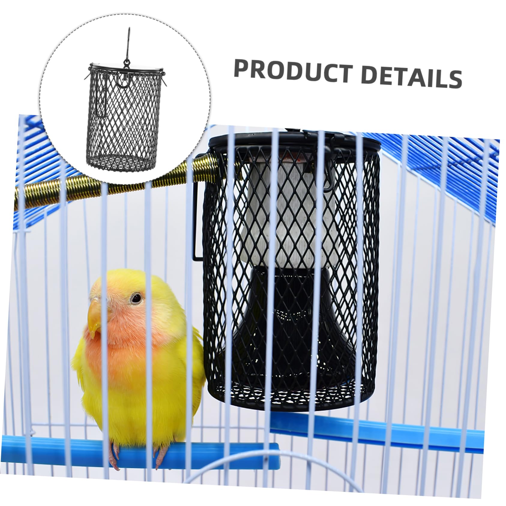 Toddmomy 3 Copertura per Lampade Riscaldanti per Rettili Rete Scaldante per Teca Protezione per Animali Domestici Come Tartarughe e Parrotti e Dissipazione del