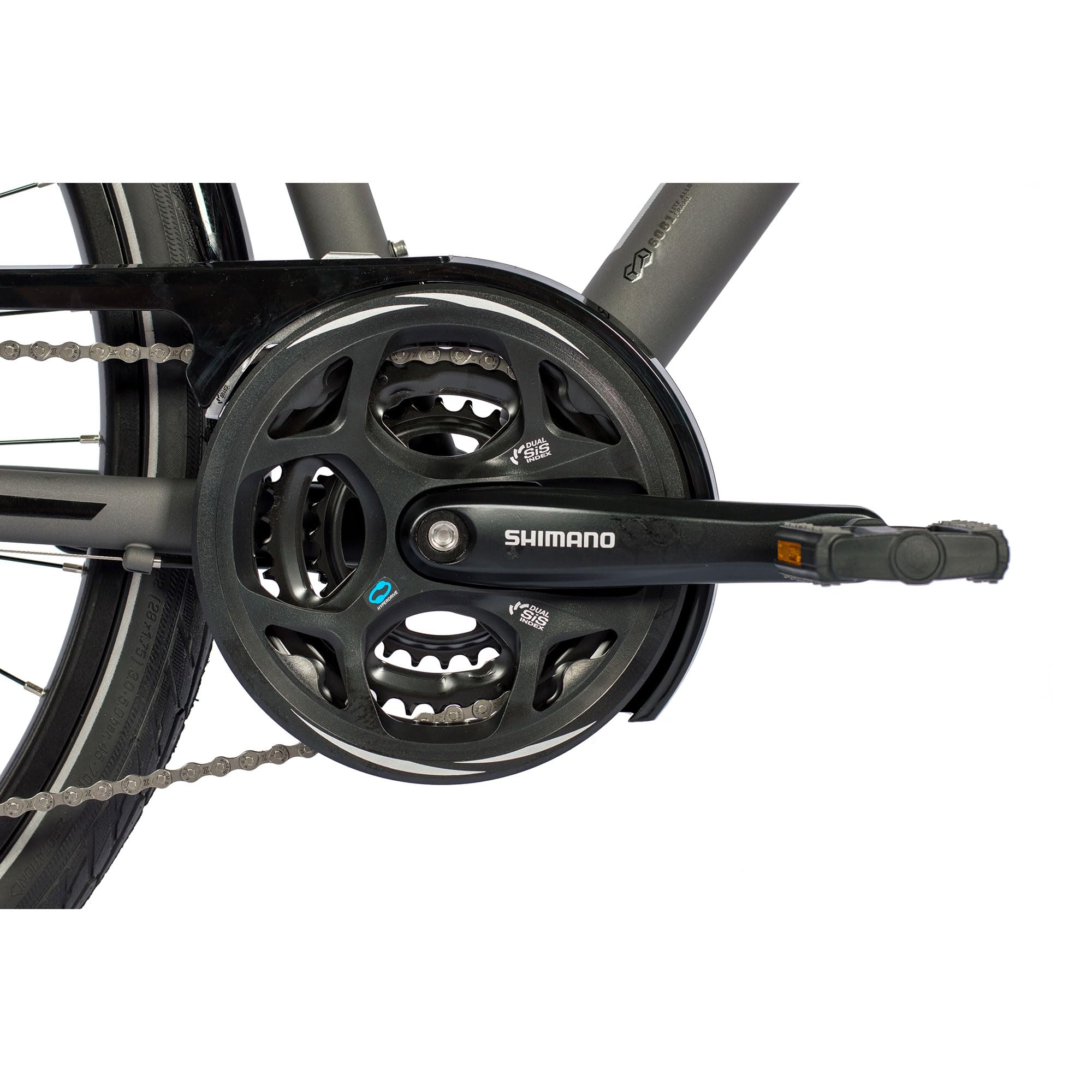 Airtracks Herren Trekking Fahrrad 28 Zoll TR.2835 Trekkingrad 24 Gang Shimano ALIVIO RD-M3100 SGS - Schwarz Matt - Rahmenhöhen 52cm 56cm und 60cm - Modelljahr 2026
