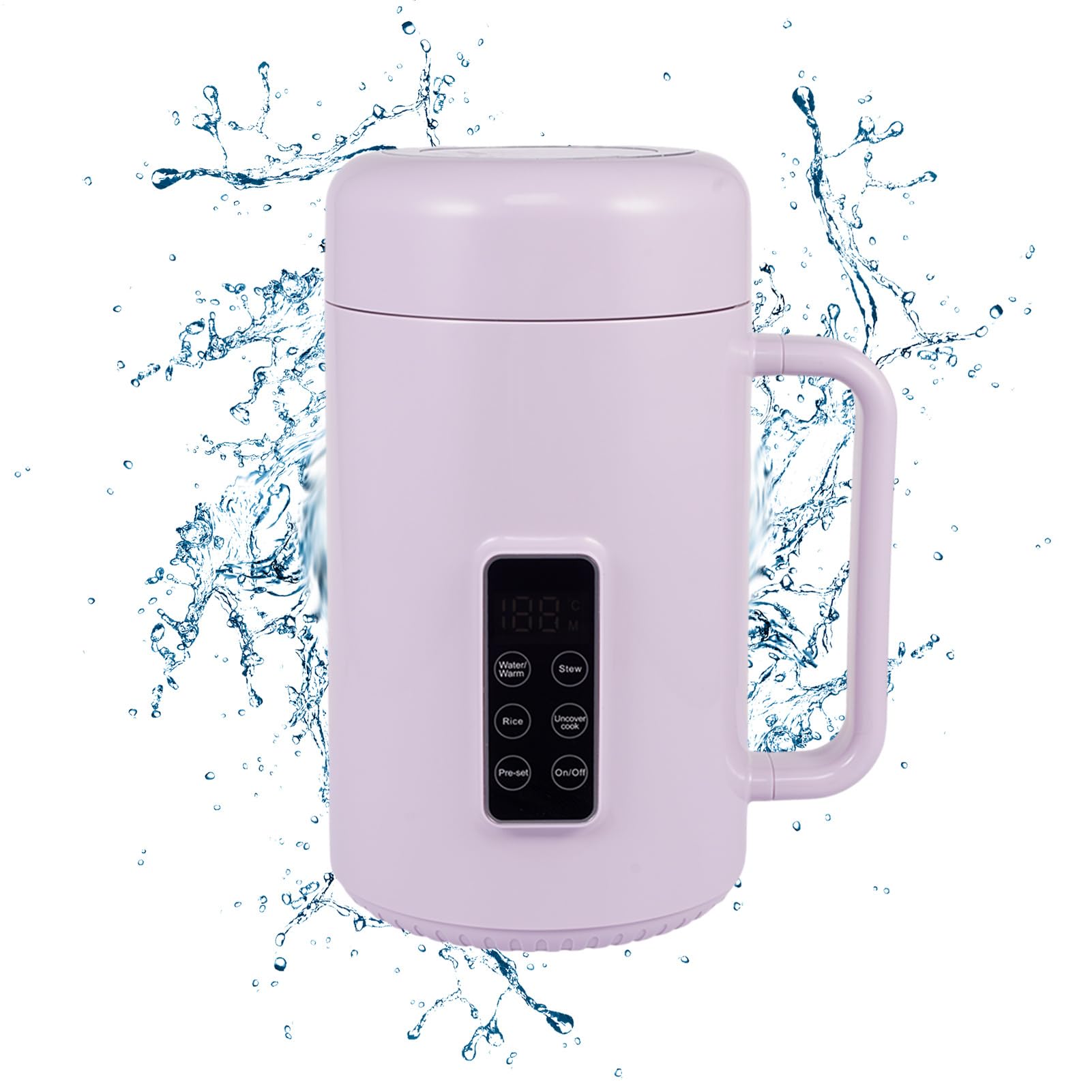 Cocina eléctrica con olla caliente,Olla eléctrica portátil | Olla para | cocinar fideos de 1000ml, olla para Ramen - de Fideos Rápida Antiadherente, Eléctrica Imprescindible en el Do