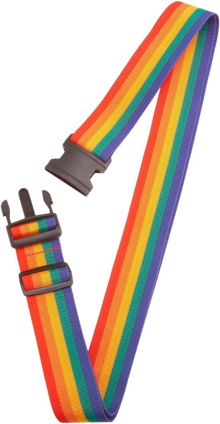 Luggage Strap Deluxe adjustable webbed luggage belt with quick release buckle
