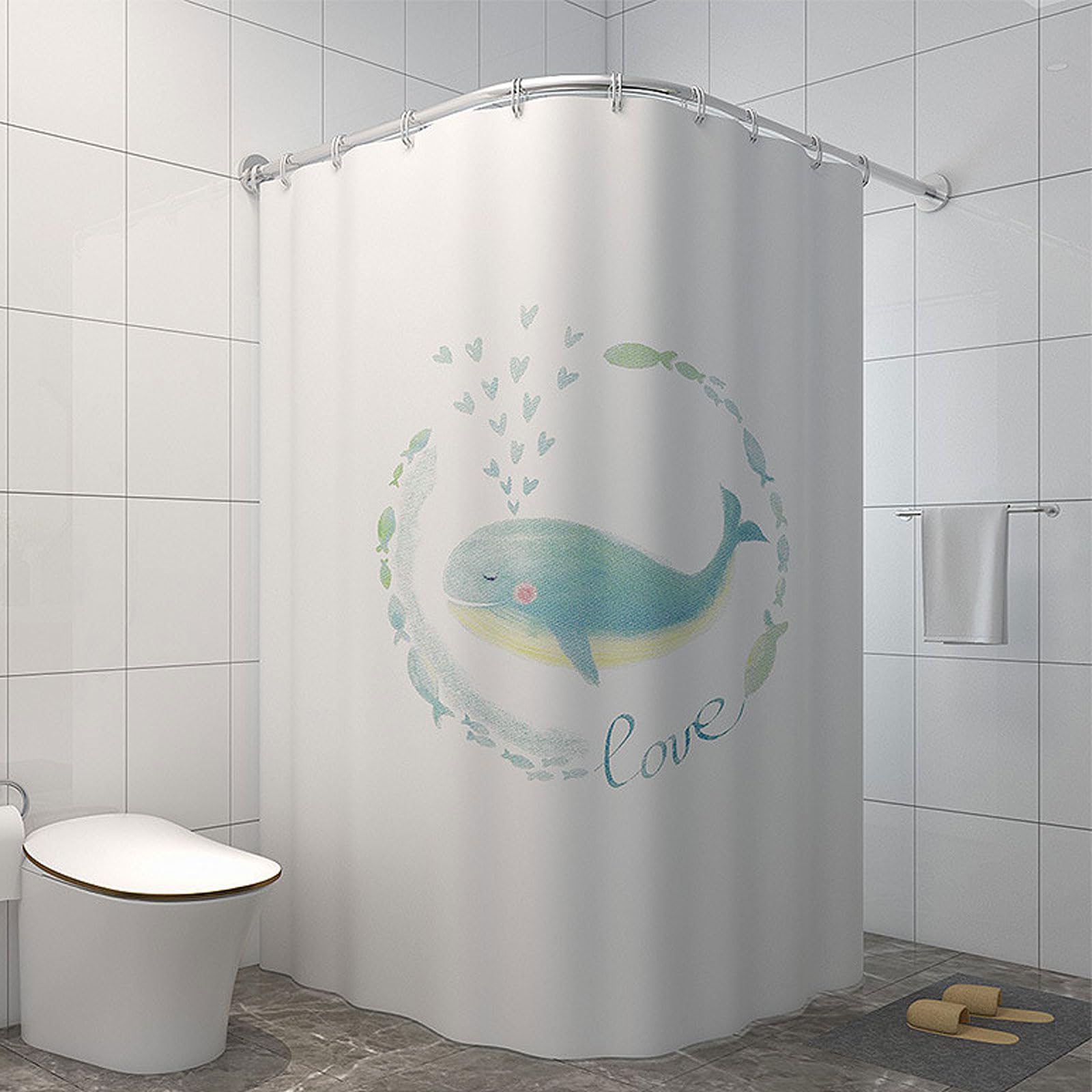 Barre de douche réglable en L design mural haut de gamme pour angle
