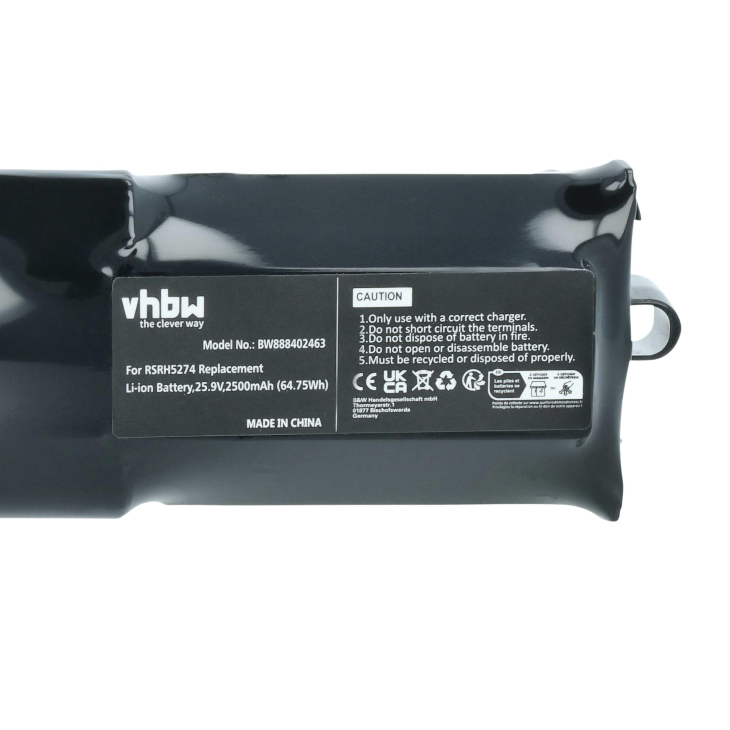 Batterie Lithium-ion De Remplacement, 14.4v, 2900mah, Pour Irobot