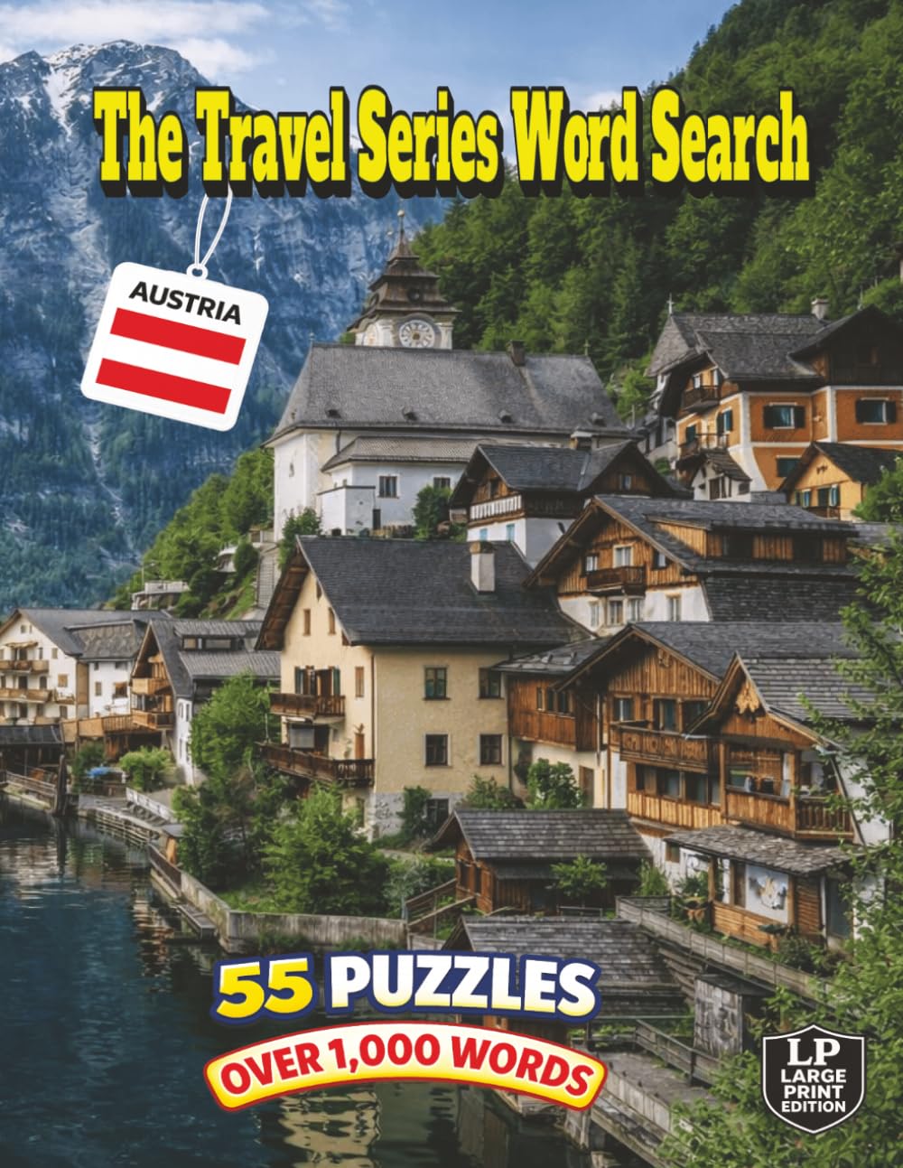 The Travel Series Word Search: Austria: From Mozart’s melodies to fine Viennese pastries, wander Vienna’s historic streets and imperial palaces, and take in the breathtaking Alps in over 1,000 words