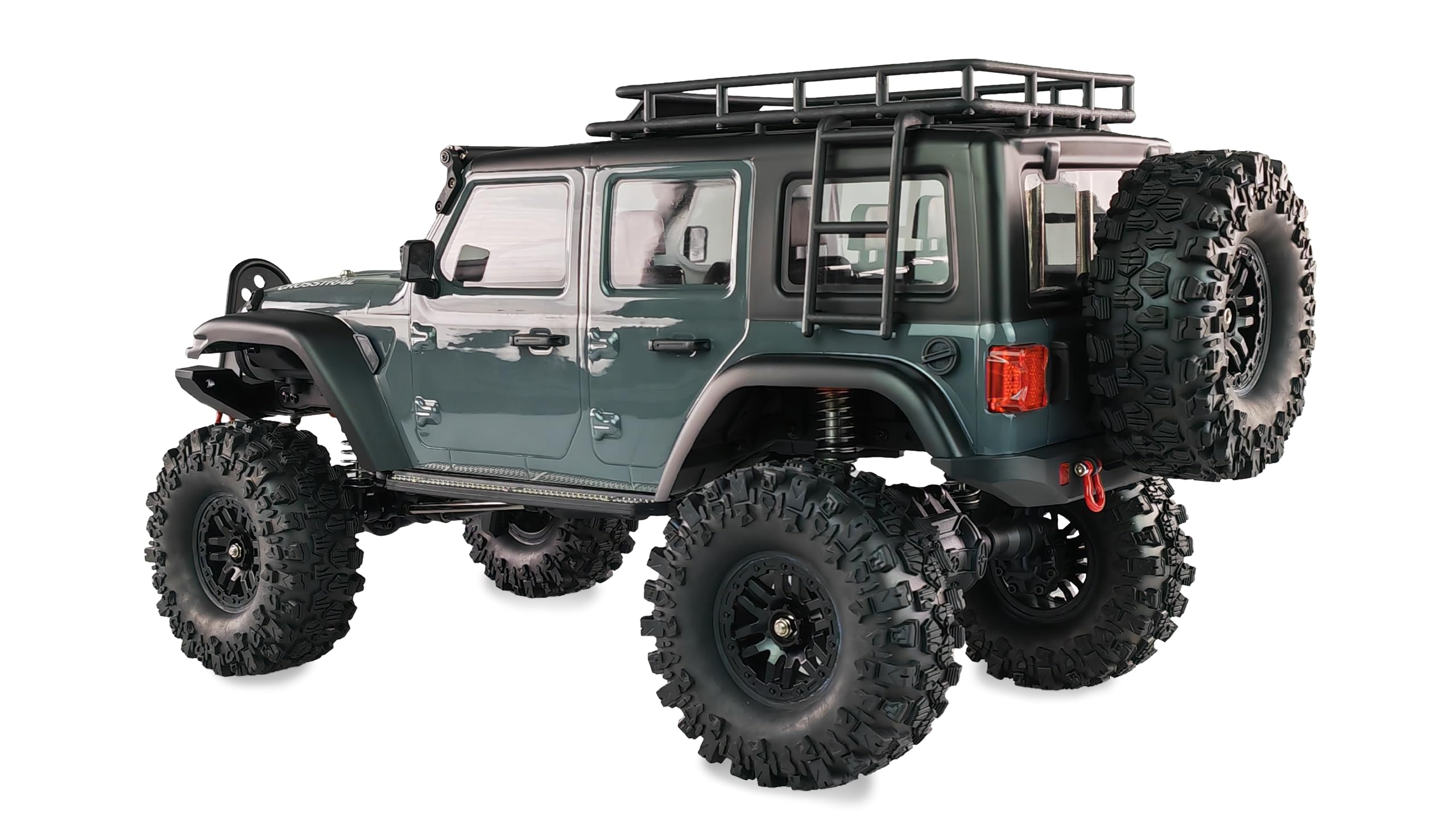 Amewi AMXRock Crosstrail Crawler 4WD 1:10 ARTR grigio chiaro RC telecomandato