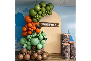 164 Pcs Dinosaur Balloon Arch Kit