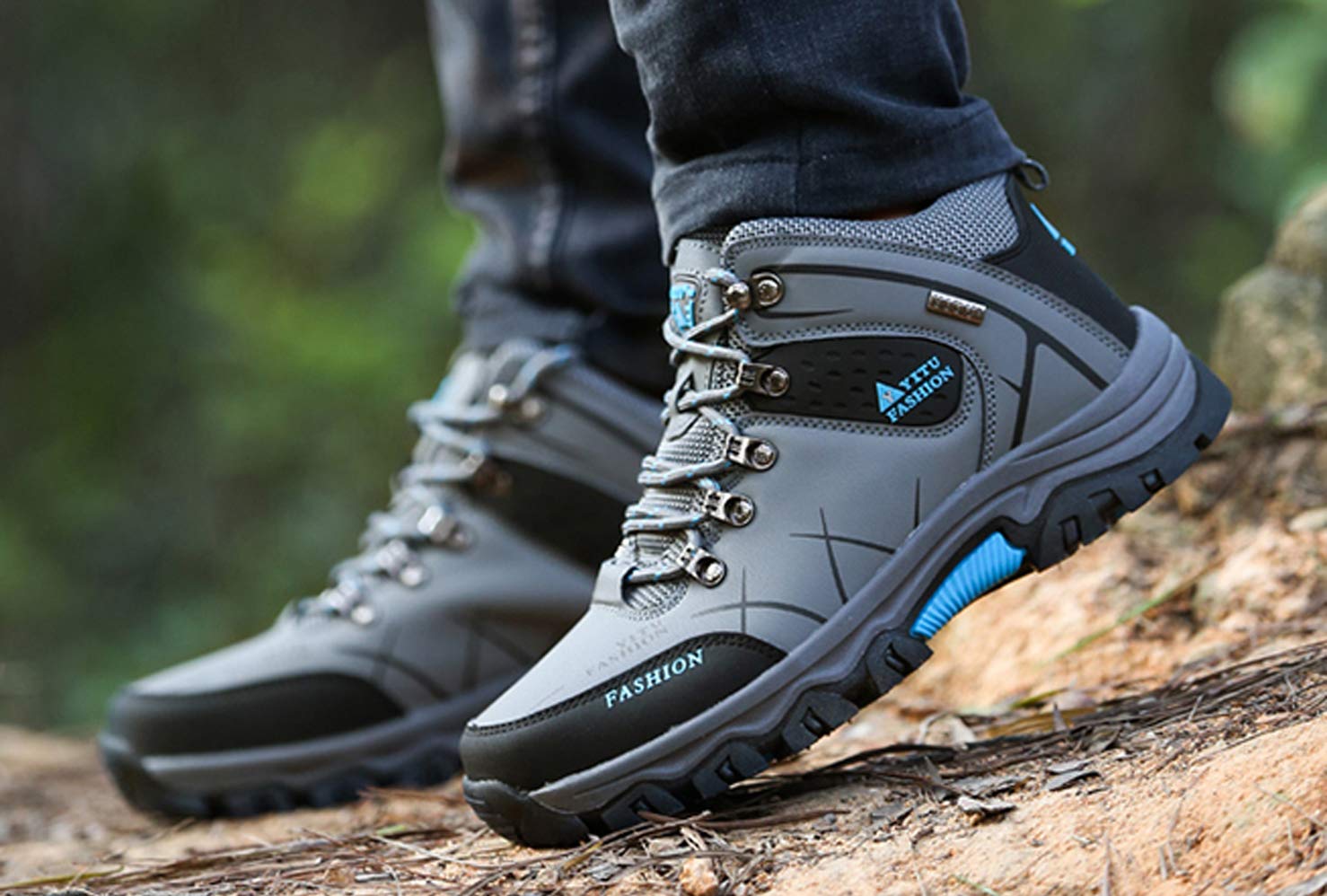 Męskie buty turystyczne, buty trekkingowe, wodoodporne trampki, trampki, outdoorowe, wspinaczka, kemping, botki, oddychające, sportowe buty do chodzenia