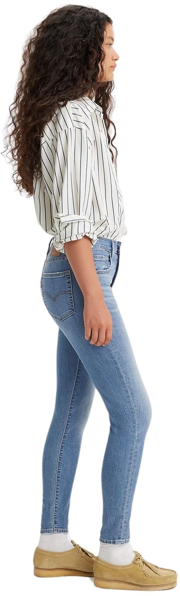 LEVIS Damen 721 HIGH Rise Skinny Dark Indigo - Worn IN, Cool I Am In Paradis, 25W / 30L EU – Ansicht 2