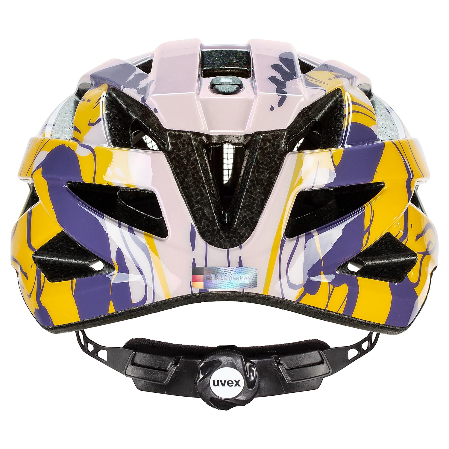 uvex air wing, casco bicicletta Unisex adulto, powder-liquids, 52-57 cm