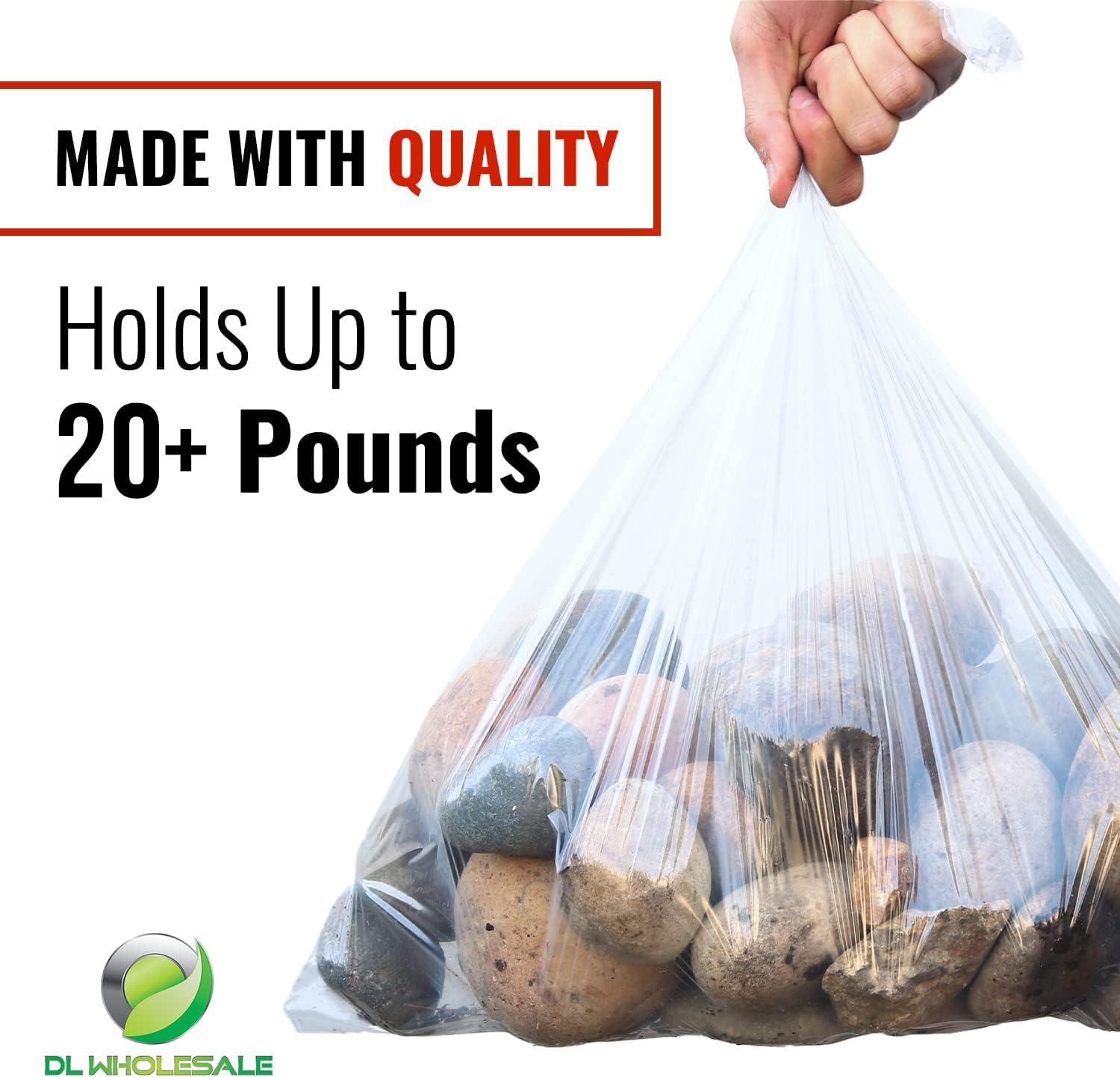 DL Wholesale BirdBags Turkey Bags, 18” x 20” 100 Pack, USA & EU-Approved, Freezer & Oven Safe, Great Heat-Safe 450*F Perfect for Cooking in Ovens & Brining, Heavy Duty Cook Bag for Turkeys