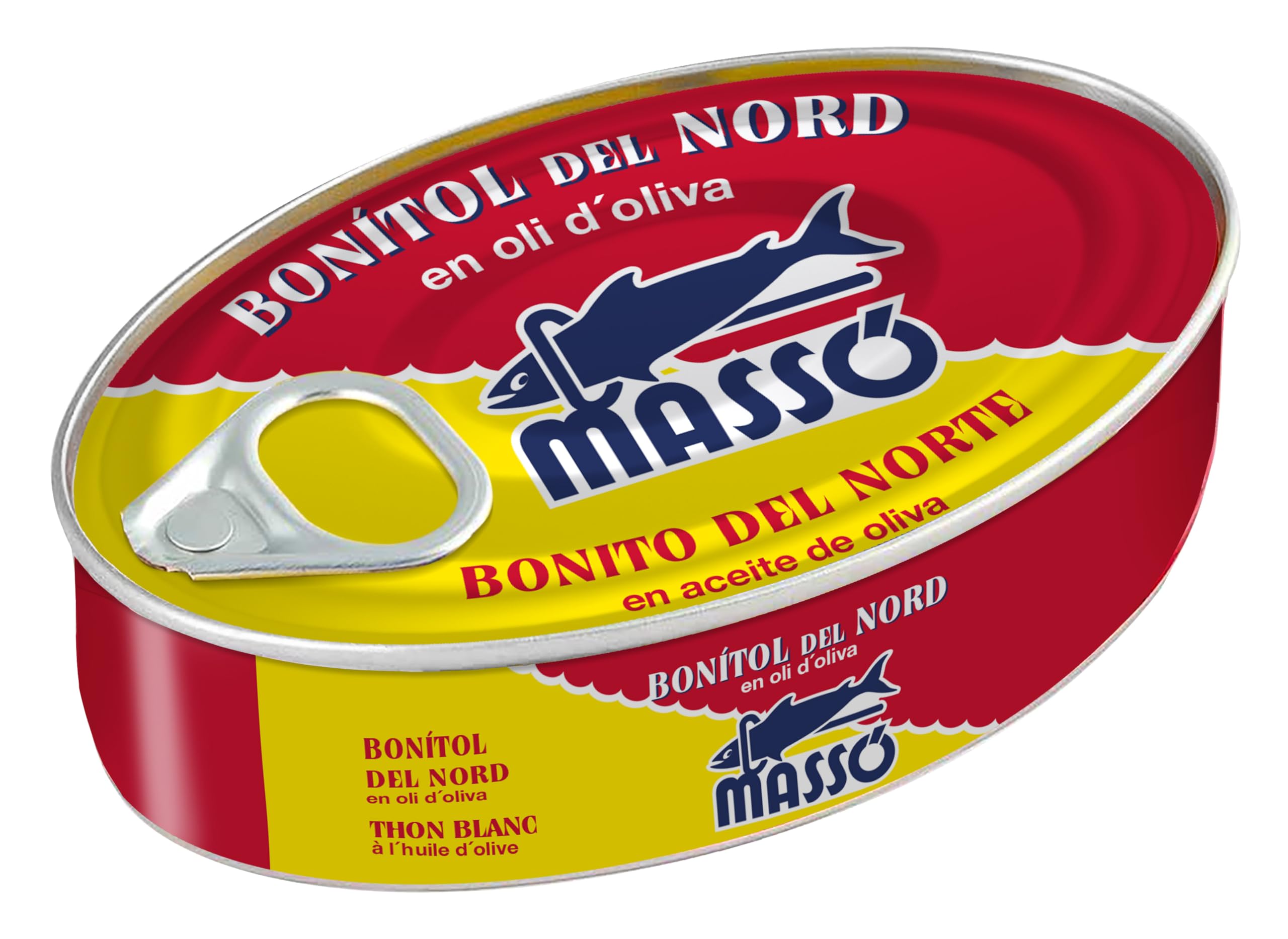 Massó Bonito del norte en aceite de oliva, 5 latas de 112g