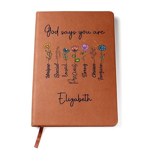 Hilis Personalized Prayer Journal for Woman or Man, Custom A5