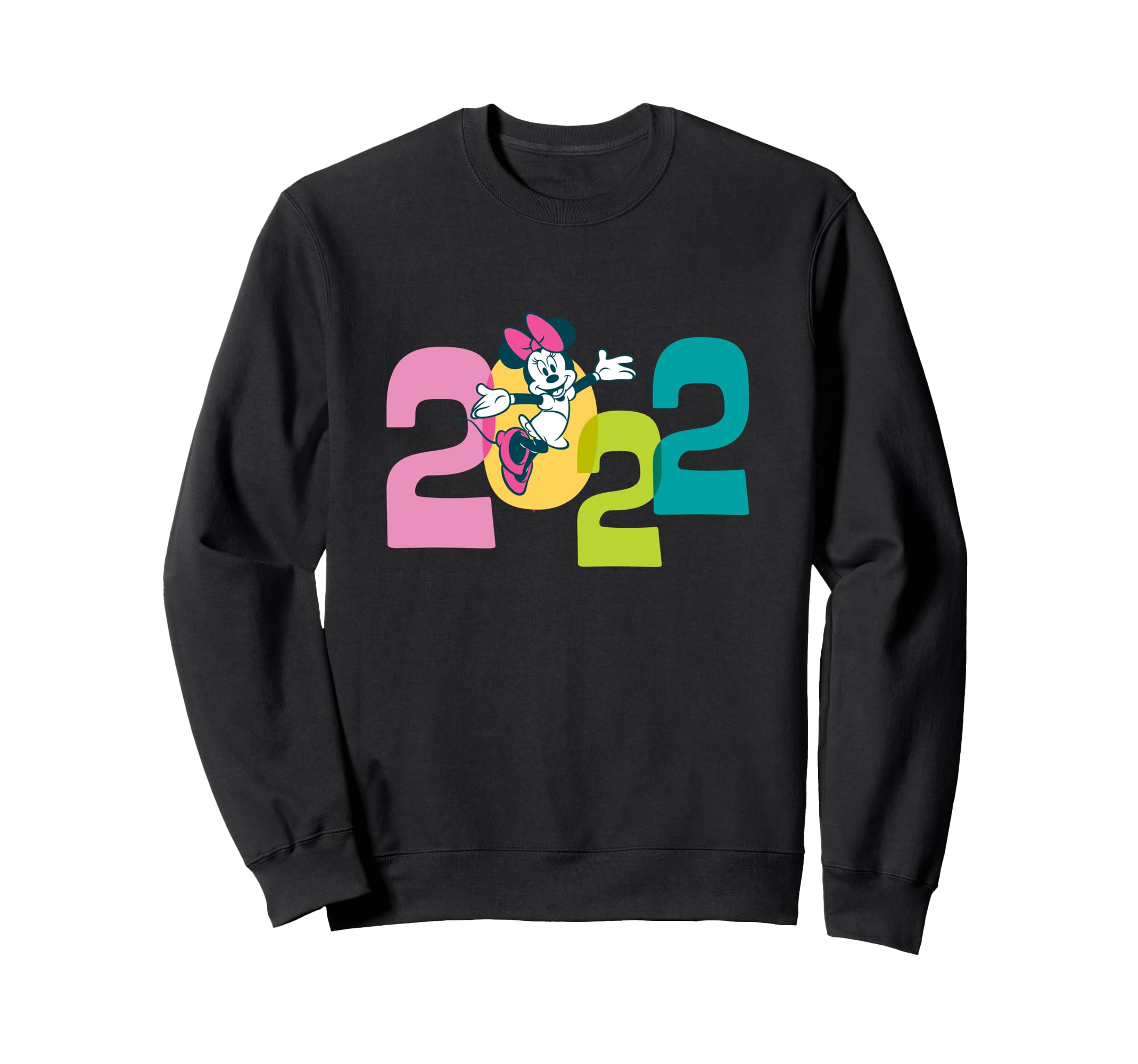 Sweat Disney Mickey Minnie pull hiver gris graphisme 2022 - 2